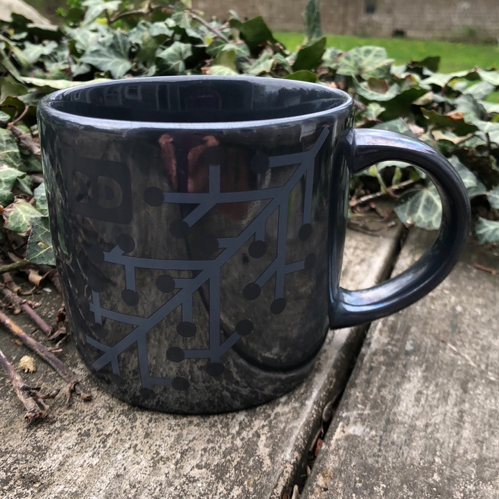 Dunkin Donuts 2014 gray winter mug